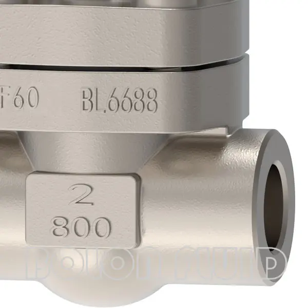 Forged Duplex A182 F60 Gate Valve - 图片 2