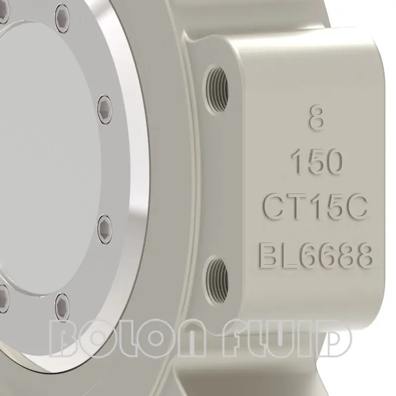 High Alloy Incoloy 800 Triple Offset Metal Butterfly Valve - 图片 2