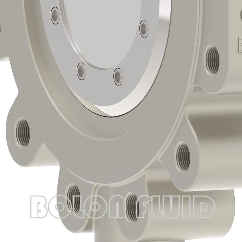 High Alloy Incoloy 800 Triple Offset Metal Butterfly Valve - 图片 3